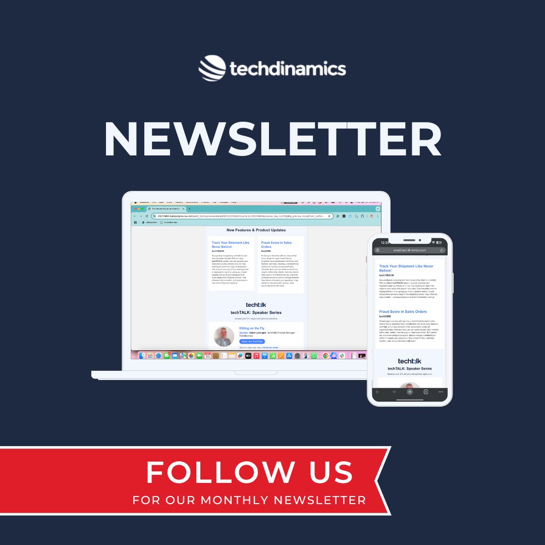 tech_ship's tweet image. April brought the heat, and Techdinamics delivered with powerful updates you won’t want to miss! 

📩 Read the full newsletter here: hubs.ly/Q03gPzkr0

#Techdinamics #AprilUpdates #techTRACK #techOMS #IGNITE2025 #SupplyChainSolutions #SmartShipping