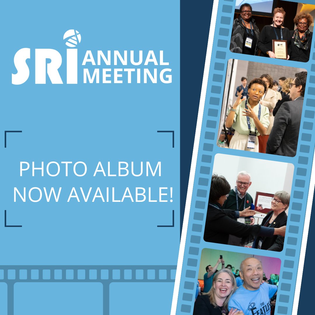 The SRI 2025 Annual Meeting photo album is now available!

Follow the link below to see the fantastic photos captured from this year's meeting in Charlotte, North Carolina!

📷 👉 flic.kr/ps/43p7eW