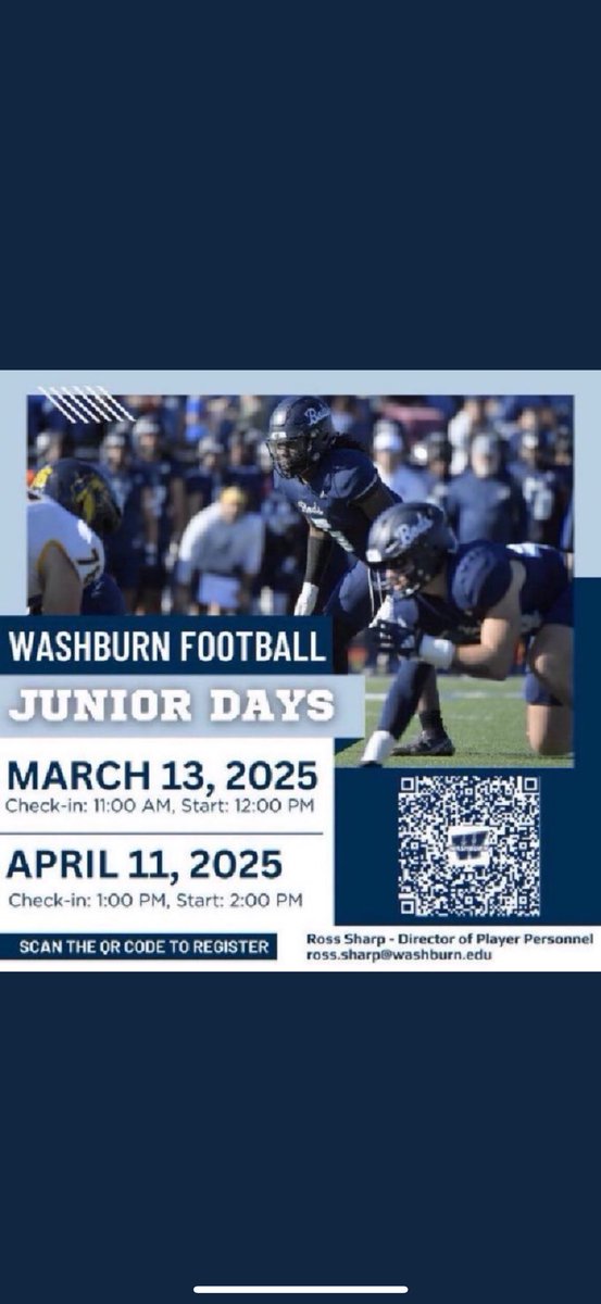 Grayson Harris (@graysonharris74) on Twitter photo Excited to be <a href="/IchabodFTBL/">Washburn Football</a> on Friday! Thank you <a href="/CoachSharpWU/">Coach Ross Sharp</a> for the invite! Excited to be <a href="/IchabodFTBL/">Washburn Football</a> on Friday! Thank you <a href="/CoachSharpWU/">Coach Ross Sharp</a> for the invite!