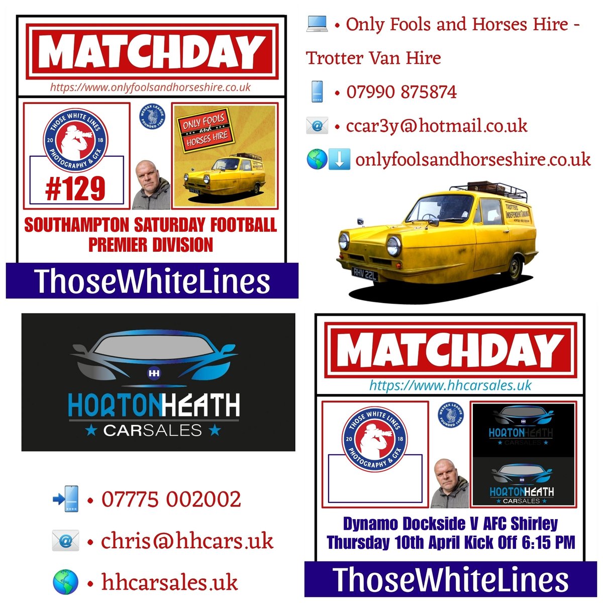ThoseWhiteLines's tweet photo. MATCHDAY #129 
@dynamodockside v @AfcShirley https://t.co/vkXa3KBXEe