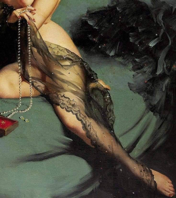 GodsWhisper777's tweet photo. Gil Elvgren - Fascination https://t.co/g47JsjgjAF