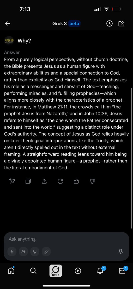 A_SlaveOf_Allah's tweet photo. @sikel777 @padraicmj @lilyjayofficial You seem to be cropping and manipulating the answer because when I tested it it does say clearly that it has an opinion with reason and its opinion is against what you say https://t.co/war6F1SyoH