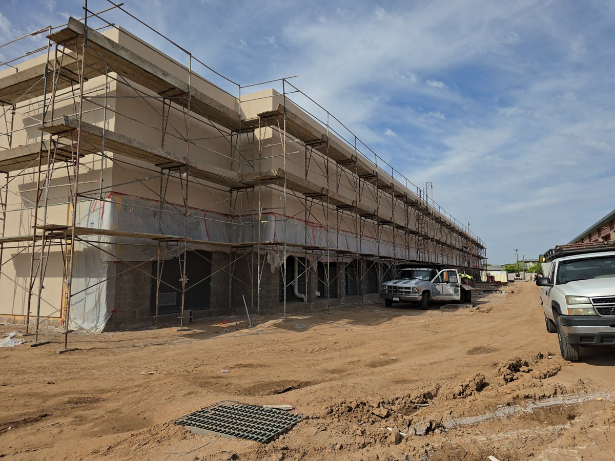 AbernatheyCo's tweet photo. Exciting to see the progress being made on our Laveen, AZ site. 
We are looking forward to being a part of this community. 

GSF - 122,757
Units - 669 https://t.co/tGzjFgdZJy