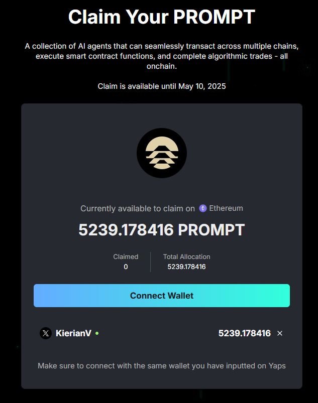Zach1740's tweet photo. $PROMPT TG https://t.co/1iCPE5jGl1 https://t.co/TqnihtQIDx