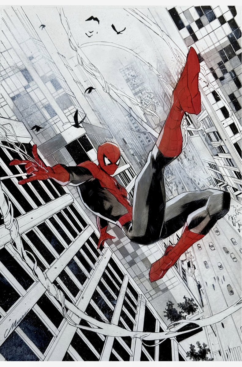 _caterinamazzei's tweet image. My favorite character ❤️🕷️
#spiderman #ink #spidey #comicbook #comicbookart #marvel #traditionalart