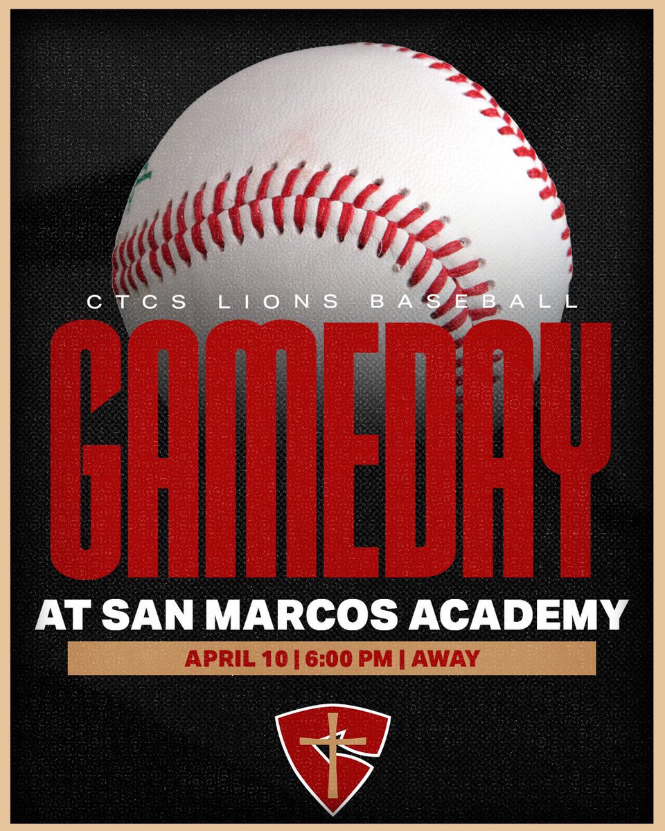 ⚾️ Game Day
📍 San Marcos Academy 
⌚️ 6:00pm