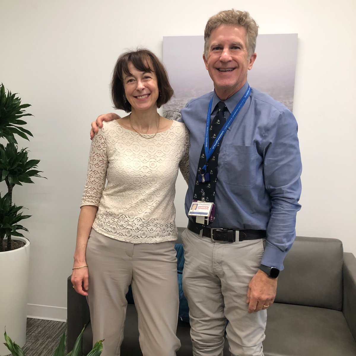 Such a privilege to meet 1:1 with one of my all-time Rad Onc heroes, Sandra Demaria, M.D., from Cornell! Her work has changed and continues to change the field. She was doing immuno-oncology long before it was cool!