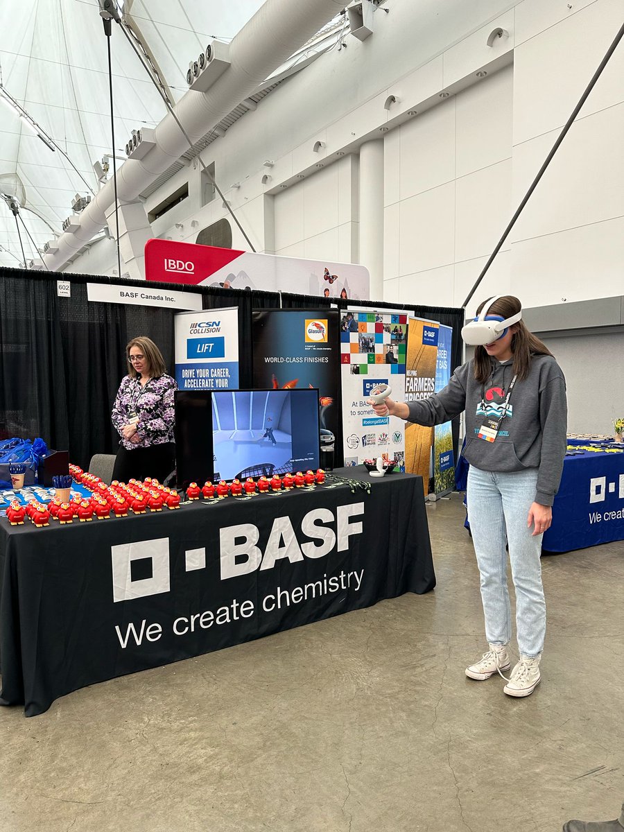 Our BASF team joined the #IndspireSoaring Indigenous #YouthEmpowerment Gathering as a sponsor &amp; exhibitor! They welcomed over 50 Indigenous high-school students to our booth to discuss BASF’s #careerdevelopment opportunities &amp; shared insights on post-secondary options! <a href="/Indspire/">Indspire</a>