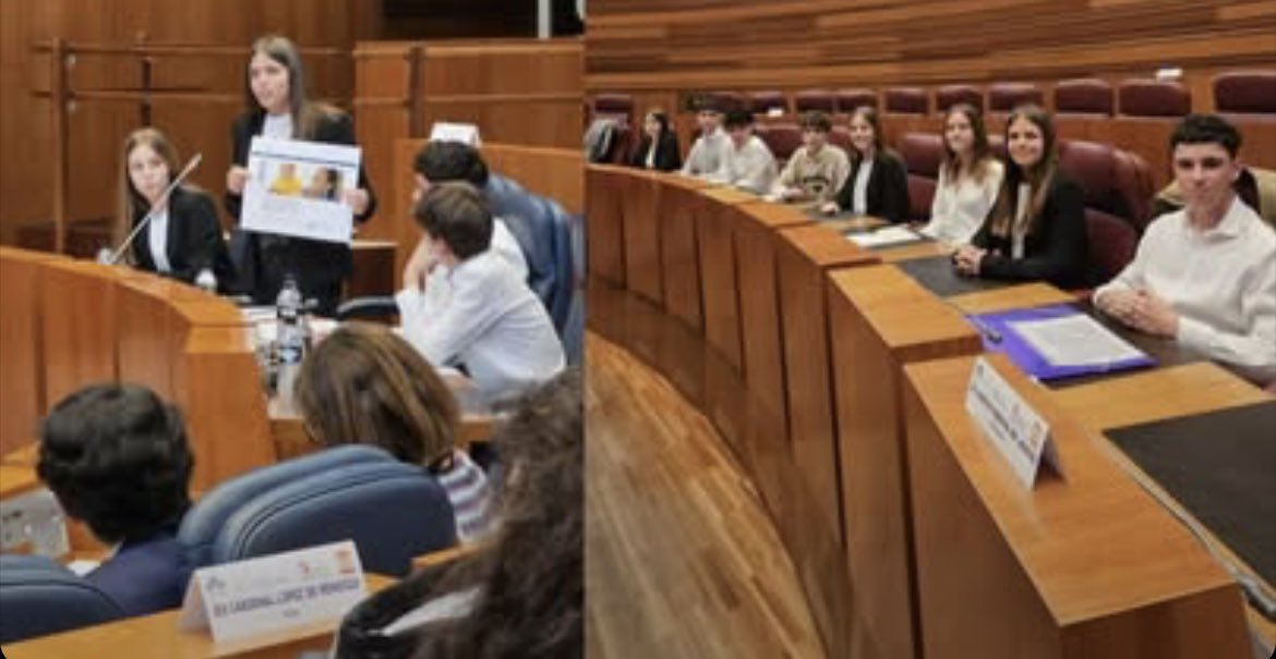 TeresianasSala's tweet photo. ¡Enhorabuena a nuestro alumnado de 3° y 4ºESO por llegar a la semifinal de la Liga de Debate regional!
#Alia2 de la Palabra @FETeresiana https://t.co/zI54kFH6uk