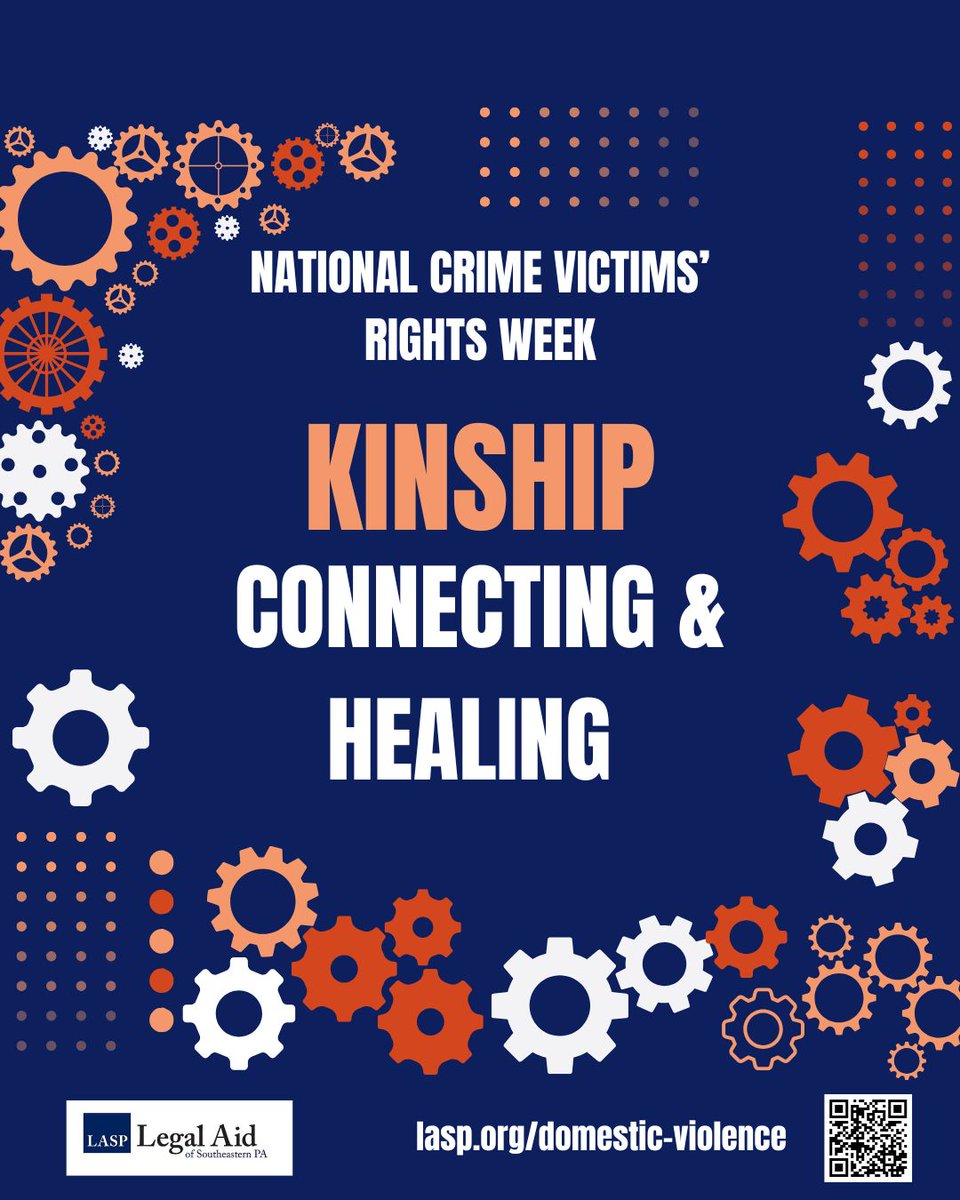 National Crime Victims’ Rights Week (NCVRW) is April 6-12, 2025. Every April, the Office for Victims of Crime (OVC) <a href="/OJPOVC/">OJP OVC</a> commemorates the week.

Did you know? LASP helps survivors obtain PFAs &amp; more.
lasp.org/domestic-viole…