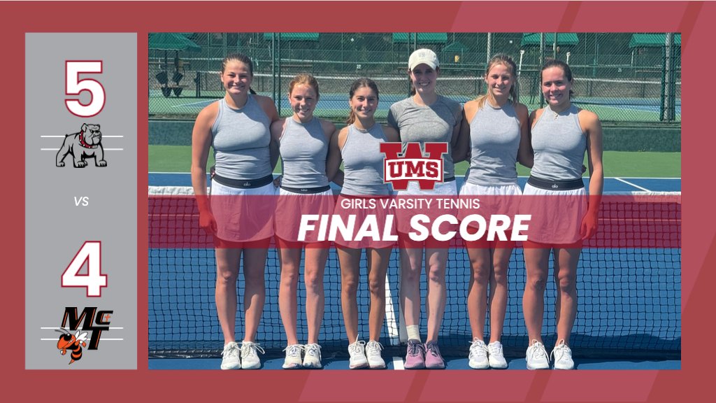Varsity Girls Tennis defeated McGill-Toolen yesterday, to finish their regular season winning 4 in a row!  They will play in the AHSAA Sectional Tournament next week.
#GoDogs