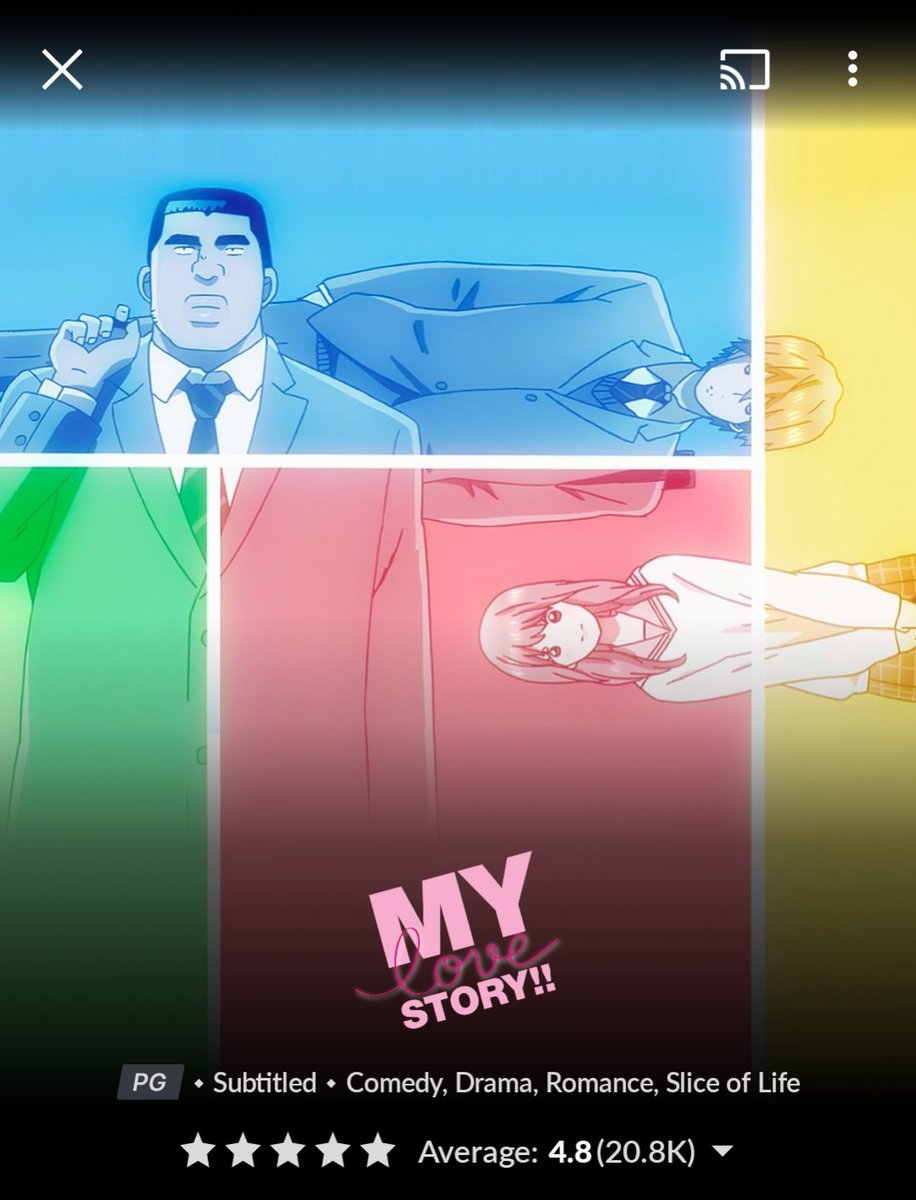 RomanceAnime_Ra's tweet photo. "How does one obtain happiness?"
Just have a Crunchyroll or HiDive subscription😉 #俺物語 #OreMonogatari https://t.co/FXIRuwsYJs