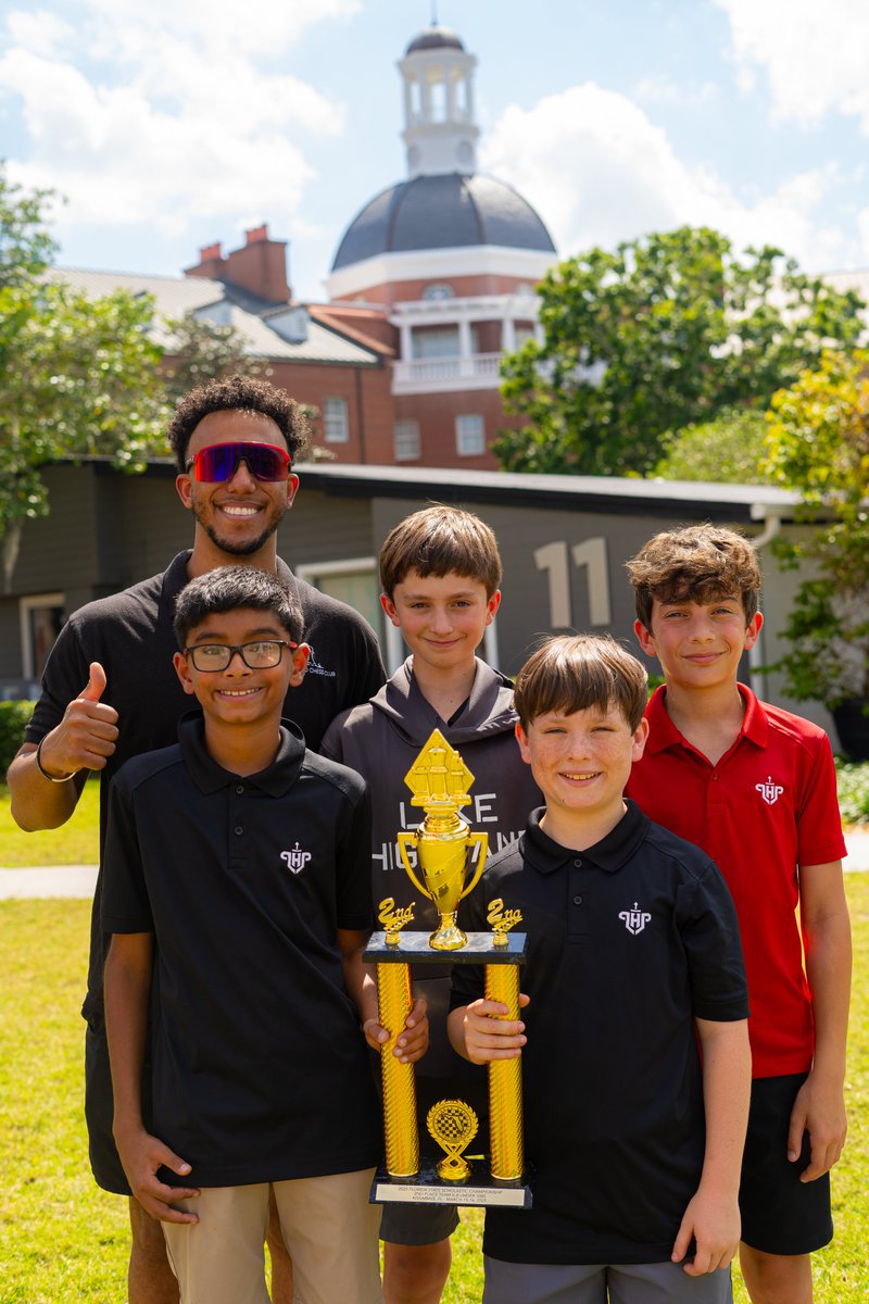 lhpsnews's tweet image. Congratulations to our talented Lake Highland Preparatory School chess players for their outstanding performance at the 2025 Florida State Scholastic Chess Championship! Our K-5 U700 and K-8 U1000 teams earned 1st place in their divisions.
#HighlanderHighlights #LHP #LakeHighland