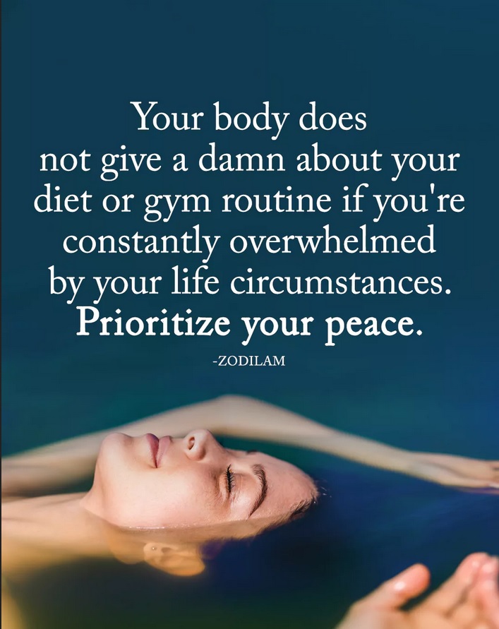 Your body not give a damn about your diet or gym routine if you’re constantly overwhelmed by your life circumstances. Prioritize your peace.
Read more: tableforchange.com/7-steps-to-rel…