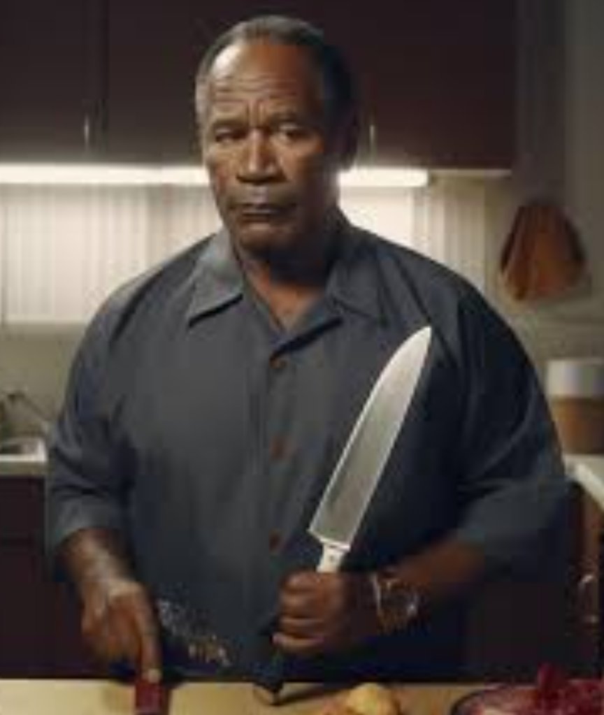 Daily_Facts_4_U's tweet photo. One year ago today!!
O.J. Simpson has officially run his last yard. April 10th marks the end of one of the wildest plotlines in American history. Somewhere, the white Bronco finally gets to rest. #RIPOJ #OnlyInAmerica https://t.co/qSlkVzWTmo