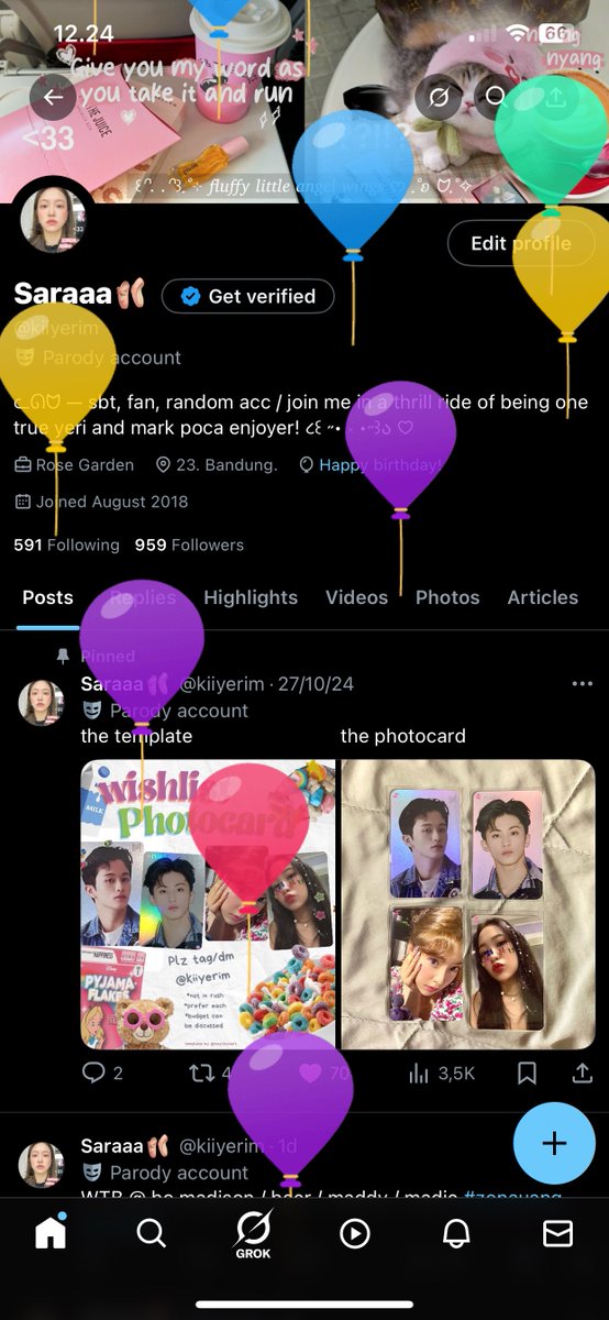 Whattt ada balon🥺💗