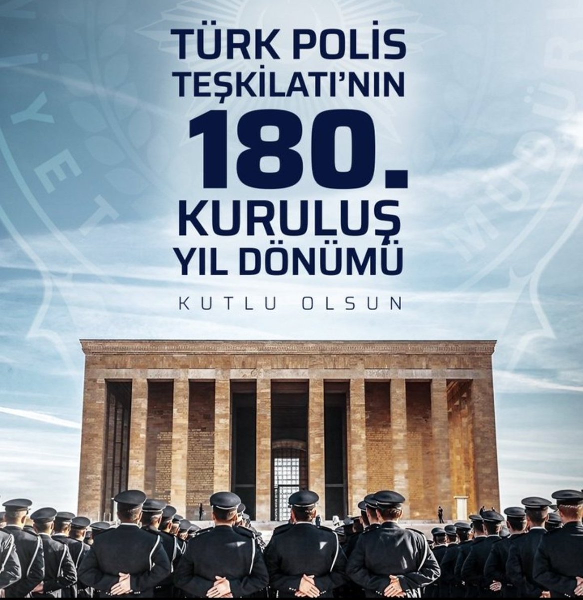Milletimizin huzur ve güvenliğinin teminatı Türk Polis Teşkilatı’nın 180. kuruluş yıl dönümünü kutluyor, şehit ve gazi emniyet mensuplarını saygıyla ve rahmetle anıyoruz.

#TürkPolisTeşkilatı180Yaşında 🇹🇷