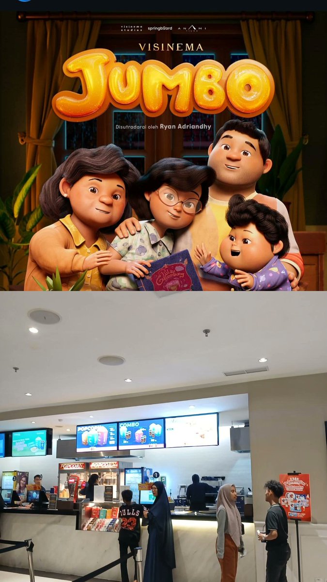 Movie time nya di kerjaan wkwkwk