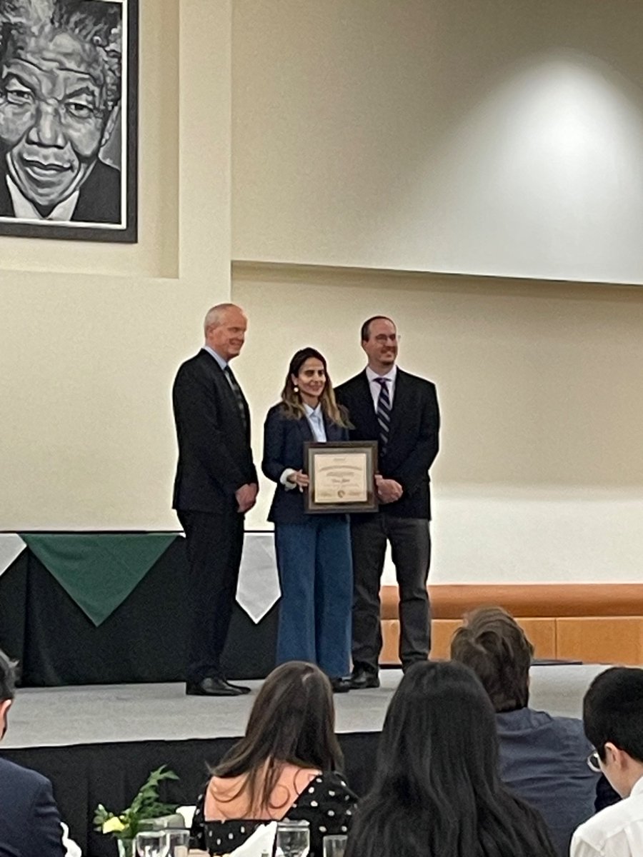 serra_kck's tweet photo. I’m honored to have received the Excellence in Teaching Award at Binghamton University.

While my amazing students’ anonymous letters mean more to me than any award, it still feels nice to be recognized!

Together, we’re making the world a better place—one syllabus at a time! https://t.co/AluQD5HygI