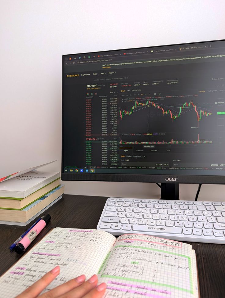 Balancing charts and chapters — because smart trades come from solid knowledge. Every candle tells a story, every note builds the mindset."

#CryptoJourney #BinanceTrading #StudyAndTrade #BTCUSDT #DisciplinePays