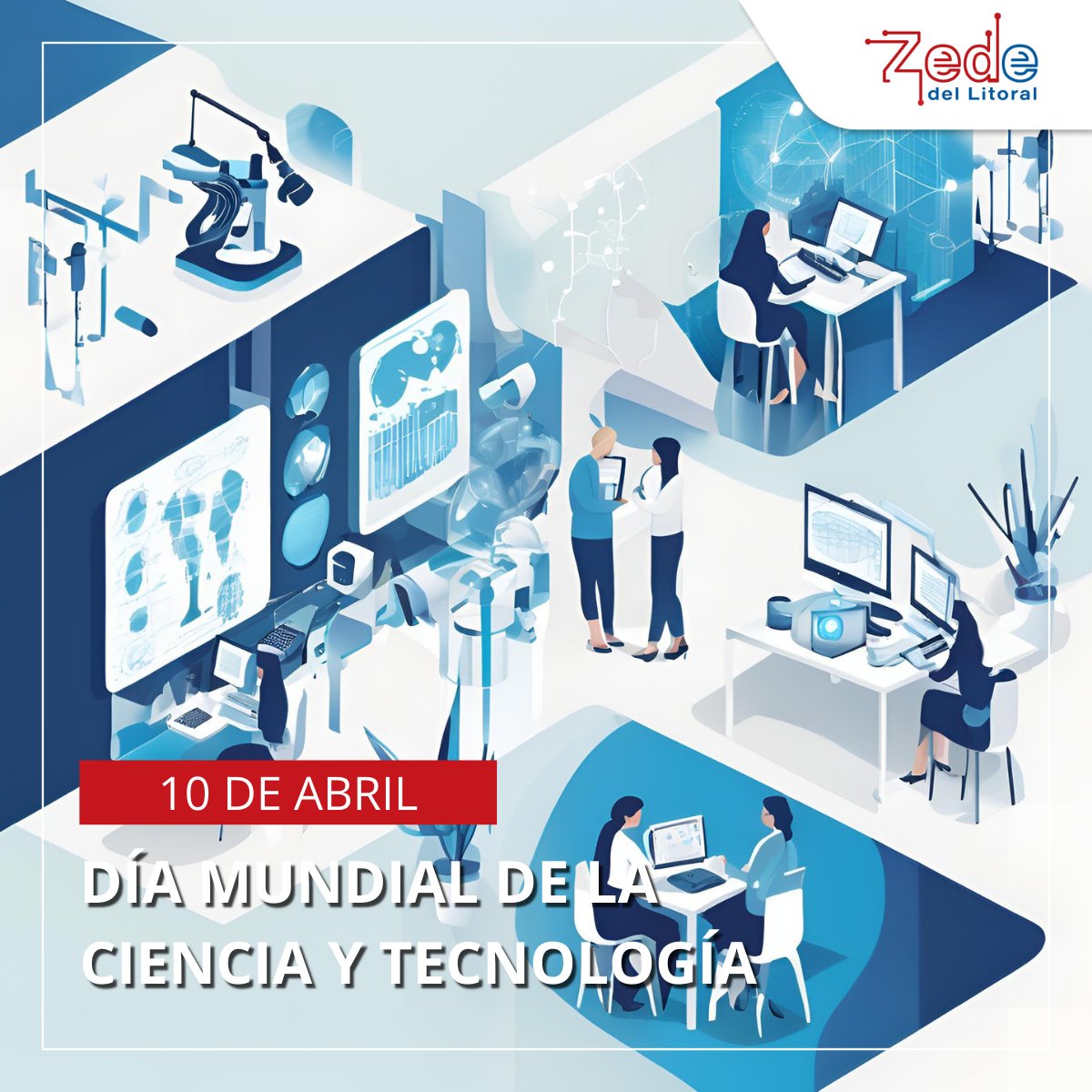 zedelitoral's tweet photo. En Zede del Litoral promovemos un ecosistema donde la ciencia se convierte en innovación, conectando la academia con la industria para transformar ideas en soluciones para el país. En el Día de la Ciencia y la Tecnología, reconocemos a quienes investigan, experimentan y crean. https://t.co/LvlvCBUgkh