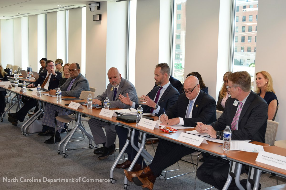 ncworkforce's tweet image. Governor Josh Stein’s new Council on Workforce and #Apprenticeships held its first meeting yesterday in Raleigh, bringing together state officials, education leaders, employers &amp;amp; other stakeholders. Read more: commerce.nc.gov/news/press-rel… 
#NCWorks #WorkBasedLearning