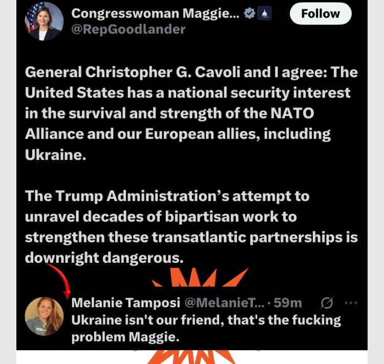 NHnewsUpdate's tweet image. We knew Maggie Goodlander would use her Congressional seat as a stepping stone…

We didn’t expect it so soon. 

#NHdems blindly voted blue even though Maggie isn’t well liked. 

Even within her own family.

#nhpolitics #nhgop #gop
