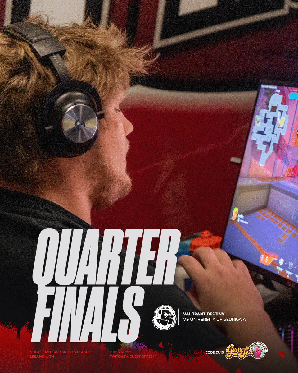 It's time to push foward in the SEL.

Valorant Destiny vs <a href="/EsportsUGA/">Esports at UGA</a> 7:00 PM CST