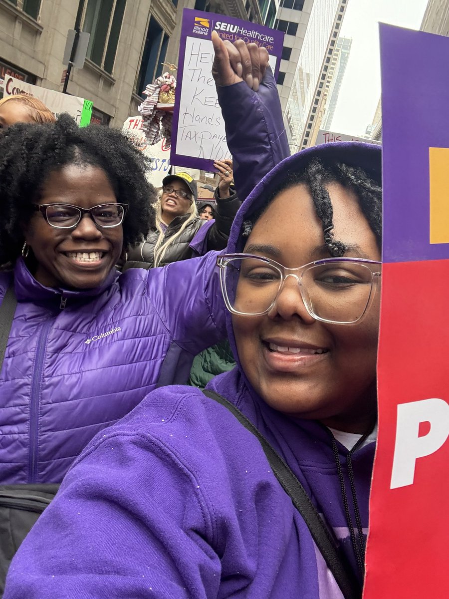 Love when my members fight for change 💜💛