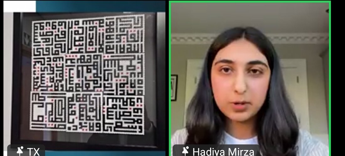 MACFESTUK's tweet image. #macfest2025: happening now - Hadiya is sharing her beautiful artwork from @ManHighGirls
@edengirlsmanc
 @QaisraShahraz
@Levenshulmehigh
@WilliamHulmes
@HopwoodHallArts  #CreativeVoices #StudentShowcase #InspiringYouth #ArtsAward #FutureArtists