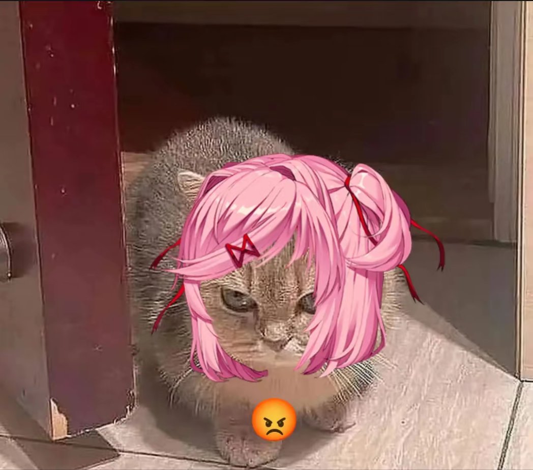 hemrai0's tweet photo. CatNat is angry ๐ก๐ข ๐ข๐ก
#ddlc #natsuki #cat #catangry #ddlcnatsuki
original picture : https://t.co/a4Yi9MwHVR https://t.co/ik7rXxv1Ir