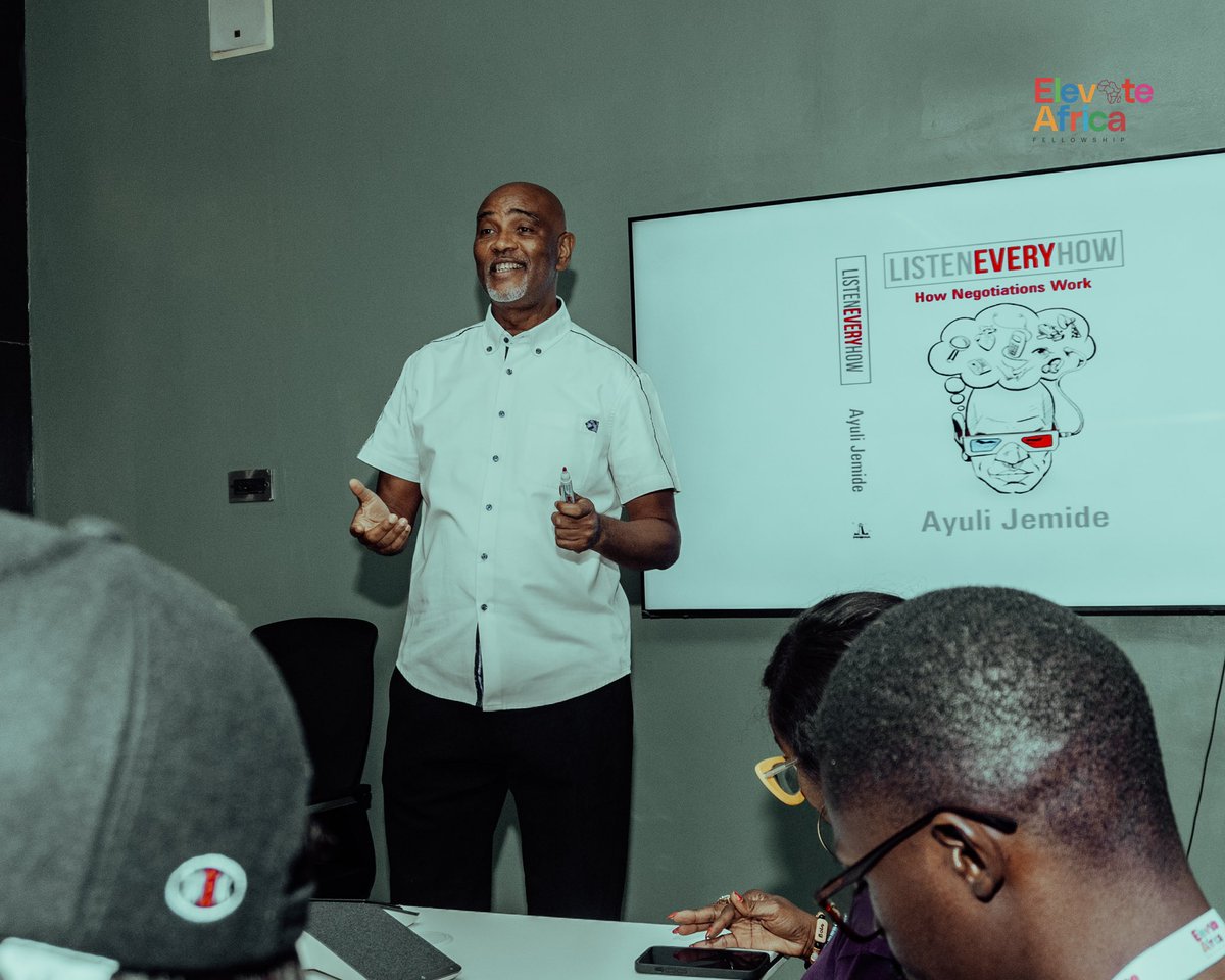 Took part in a powerful negotiation session at <a href="/DETAILnigeria/">Detail Solicitors</a> with <a href="/JemideAyuli/">Ayuli Jemide</a> . We unpacked the 3Ps of engagement—People, Purpose, Process. A timely reminder that negotiation isn’t just a skill, it’s a strategy for impact.
 #3PsofEngagement <a href="/WeElevateAfrica/">Elevate Africa</a>