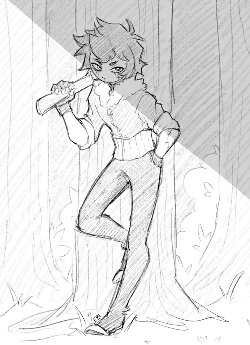 blue_ebi_'s tweet photo. I miss drawing MDHM stuff…😩

#MDHM
#MyDearHatchetMan 
#MyDearHatchetManAlan https://t.co/A9jMtHkwQ5