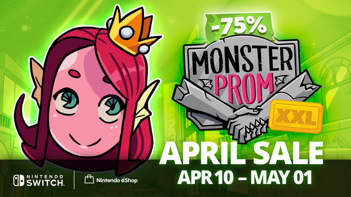 April showers bring April sales☔️🎮

#NintendoSwitch #monsterprom