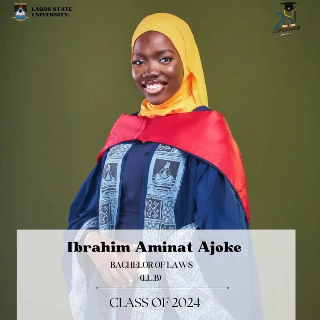 LasuNamlas's tweet photo. Congratulations to our brilliant Muslim Law graduates 🎓 Your dedication &amp; passion for justice have paid off. May your wisdom in faith &amp; ethics shape a brighter future. NAMLAS family is bursting with pride—go light up the world! 🌟⚖️ #NAMLAS #LawGraduates https://t.co/4xhkmvwg4W
