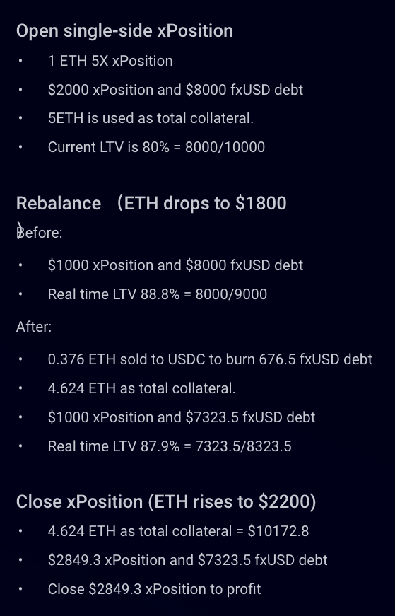 Tฮtranodฮ ๐ฆ๐ (@tetranode) on Twitter photo Liquidation protection on <a href="/protocol_fx/">f(x) Protocol</a> works by selling some collateral at 88.8% LTV to maintain LTV one tic below that...
Meaning if you let a position get rebalanced, you're basically max-longing the bottom instead of getting liquidated
No funding fees, liquidation Liquidation protection on <a href="/protocol_fx/">f(x) Protocol</a> works by selling some collateral at 88.8% LTV to maintain LTV one tic below that...
Meaning if you let a position get rebalanced, you're basically max-longing the bottom instead of getting liquidated
No funding fees, liquidation