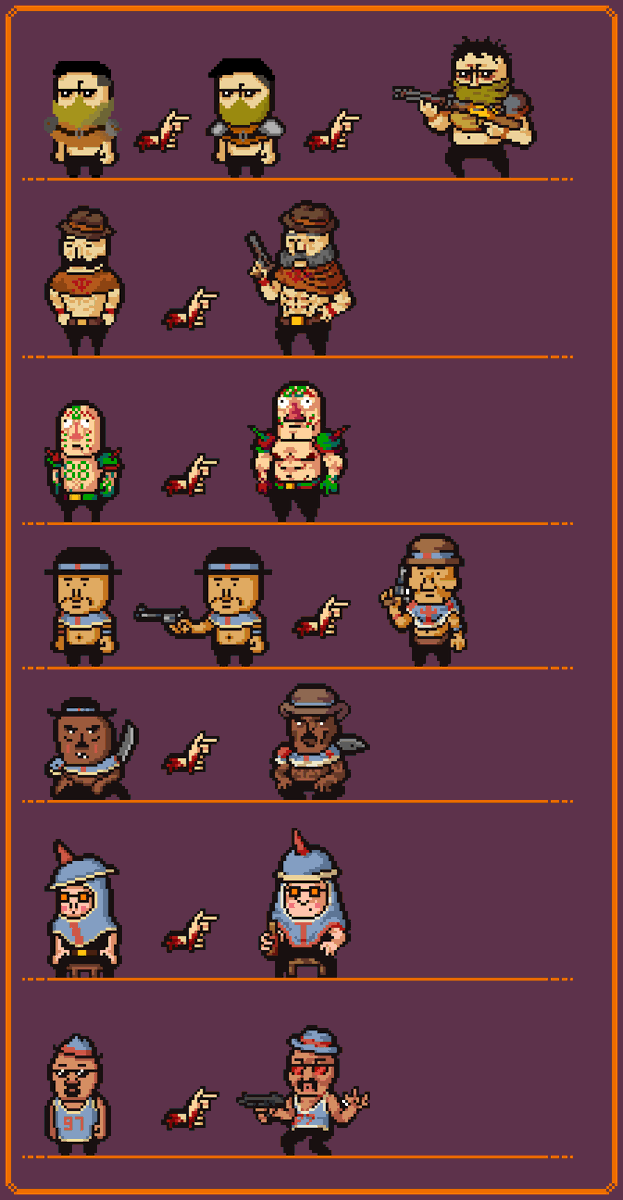 Seieot_Mec's tweet photo. В общем одна из старых работ, переработка старых моих спрайтов по Lisa the painful ну и думаю это достойно, что бы находится здесь #pixelart #pixel_art https://t.co/NjlOkATXcp