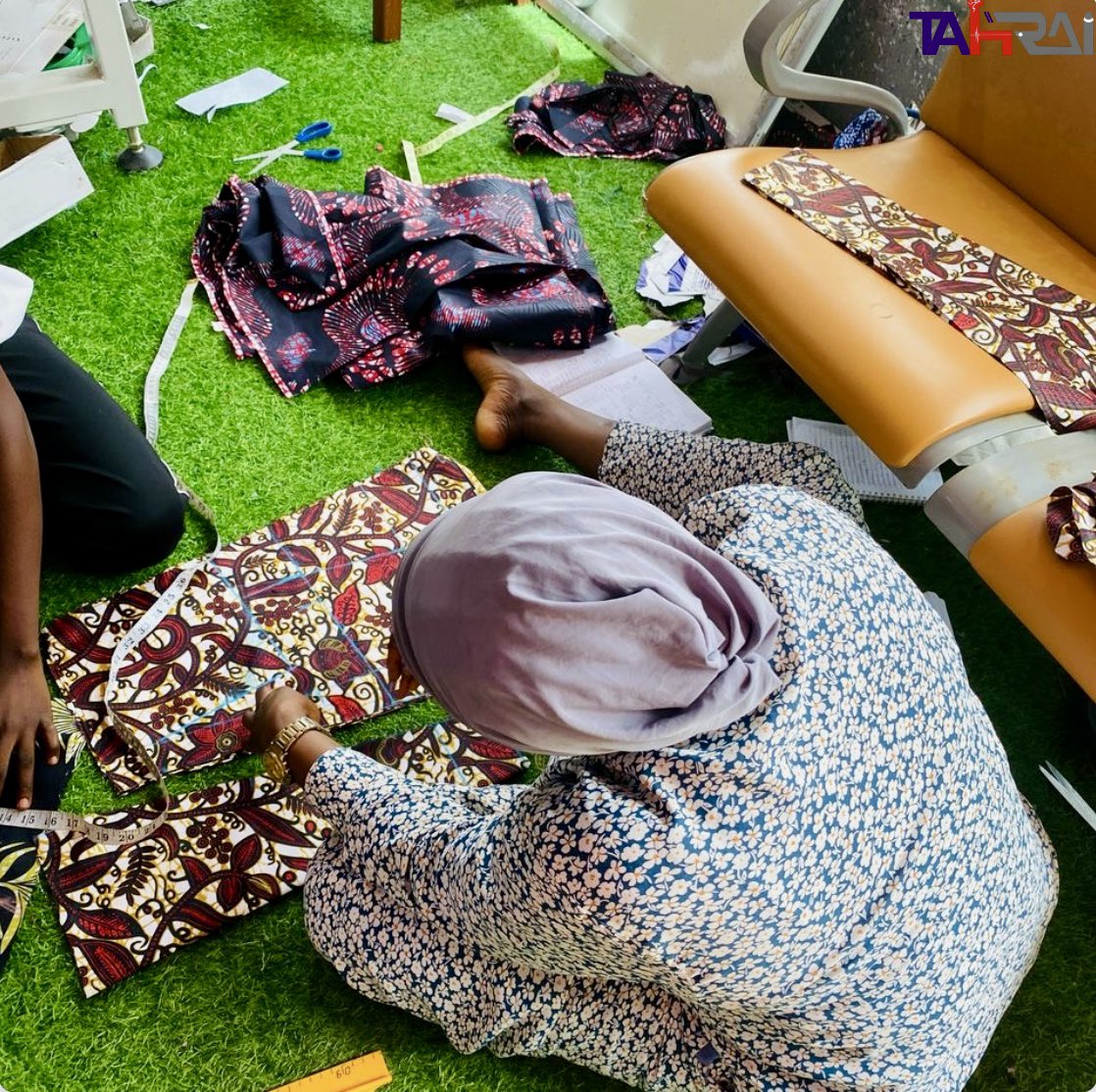 Tahrai_Nigeria's tweet photo. TAHRA Initiative Fashion Hub is all about growth, creativity, and mastering the craft where every thread tells a story of transformation.
#TahraInitiative #FashionHub #SkillManagement #CommunityEmpowerment #CreativeGrowth #SustainableFashion #LearnAndGrow https://t.co/trLBVAgpR2