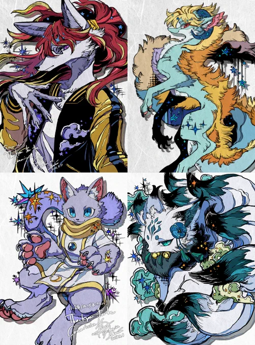 切り絵風skeb オリジナルキャラクターやペットなどを烏海ぽさ全力で描いてほしいぜ!という場合はぜひご検討ください!今閉じてるので気になる人は募集開始通知オンにしてくださると 