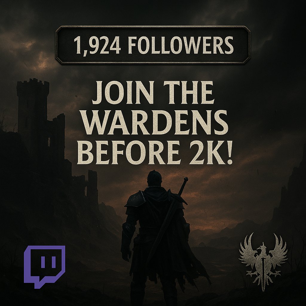 SevyrGaming's tweet photo. ⚔️ So close to 2,000 followers on Twitch!
If you're into RPG chaos, Dragon Age lore dumps, and live laughs—come join the rising Warden ranks.
👉 https://t.co/7xrjaha3Pk
RT if you ride with the Wardens. Let’s break 2K this week.
#TwitchStreamer #DragonAge #RPGFamily #SevyrGaming #RoadTo2K #BlightIsComing #RTStreamPromo #SmallStreamersConnect #Gaming #Twitch #SupportSmallStreamers
@Retweelgend @streamerszone @CCpromo851 @ProStreamerRTR @gfx_garage @GfxRabbi @TwitchpromoRTR @PromoRTRG @PromoStreamsRT @StreamerRTR1 @homelessgamer2 @Dynamopromo @StreamBoostSB @StreamPromoRT @SmallStreamerIG @SmallStreamersR