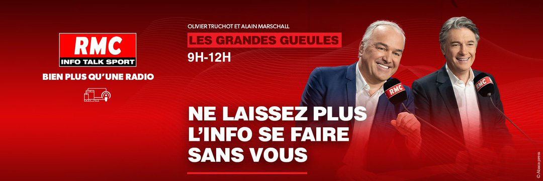 Merci à <a href="/AlainMarschall/">Alain Marschall</a> et <a href="/Olivier_Truchot/">Olivier Truchot</a> pour leur fidélité à @RMC et <a href="/BFMTV/">BFMTV</a> !