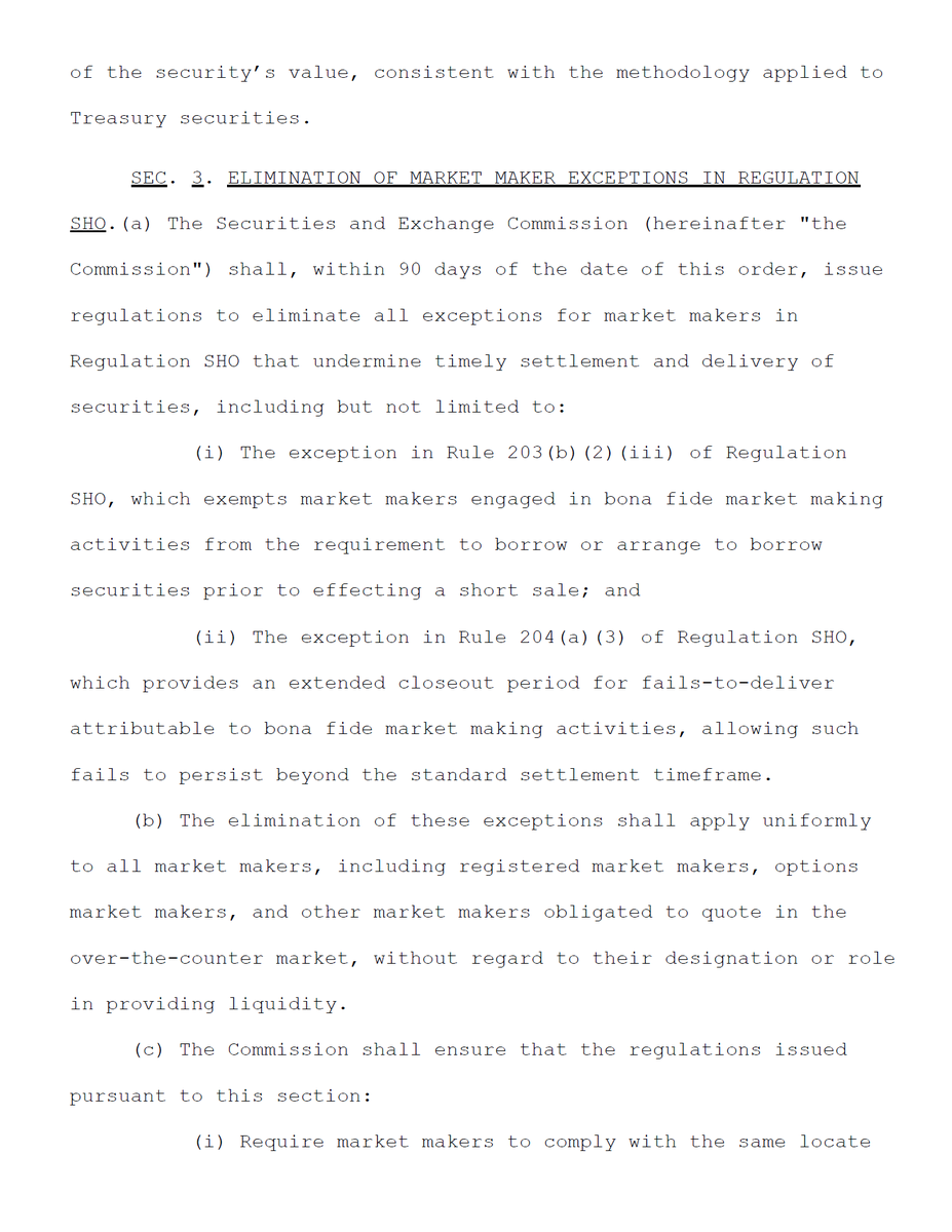 We've taken the next step in our advocacy efforts to restore the integrity of American capital markets. <a href="/WeTheInvestors_/">WeTheInvestors</a> has posted a draft executive order for <a href="/POTUS/">President Donald J. Trump</a> to enact the short-selling reforms in our SEC petition - universal pre-borrow, end MM exception &amp; fines on FTDs.