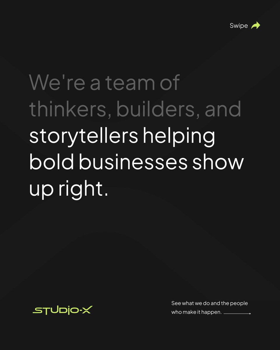 Studio X tweet media