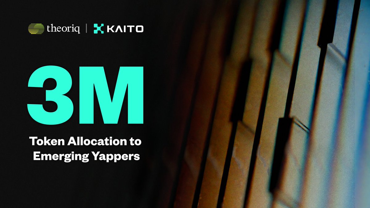 crazypants_9's tweet image. Big news for Yappers! @TheoriqAI just dropped a massive 3 million token allocation to reward emerging creators who are shaping the convo around their ecosystem. Time to get yapping and earn some serious cred lets dive into the detail and start creating! #TheoriqAI #YapperRewards