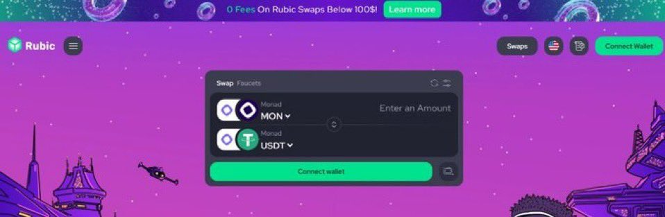 Monad_Daily's tweet photo. 🟪 @CryptoRubic 
100+ chains, 360+ DEXs. The true omnichain swapper.

✅ Go to: https://t.co/YbP1SqAMfY
✅ Connect Wallet
✅ Select Monad Testnet and choose tokens to swap (e.g., MON ↔ WMON/USDT)
✅ Approve + Confirm

Quite easy to use! https://t.co/v49H7ZR5NU