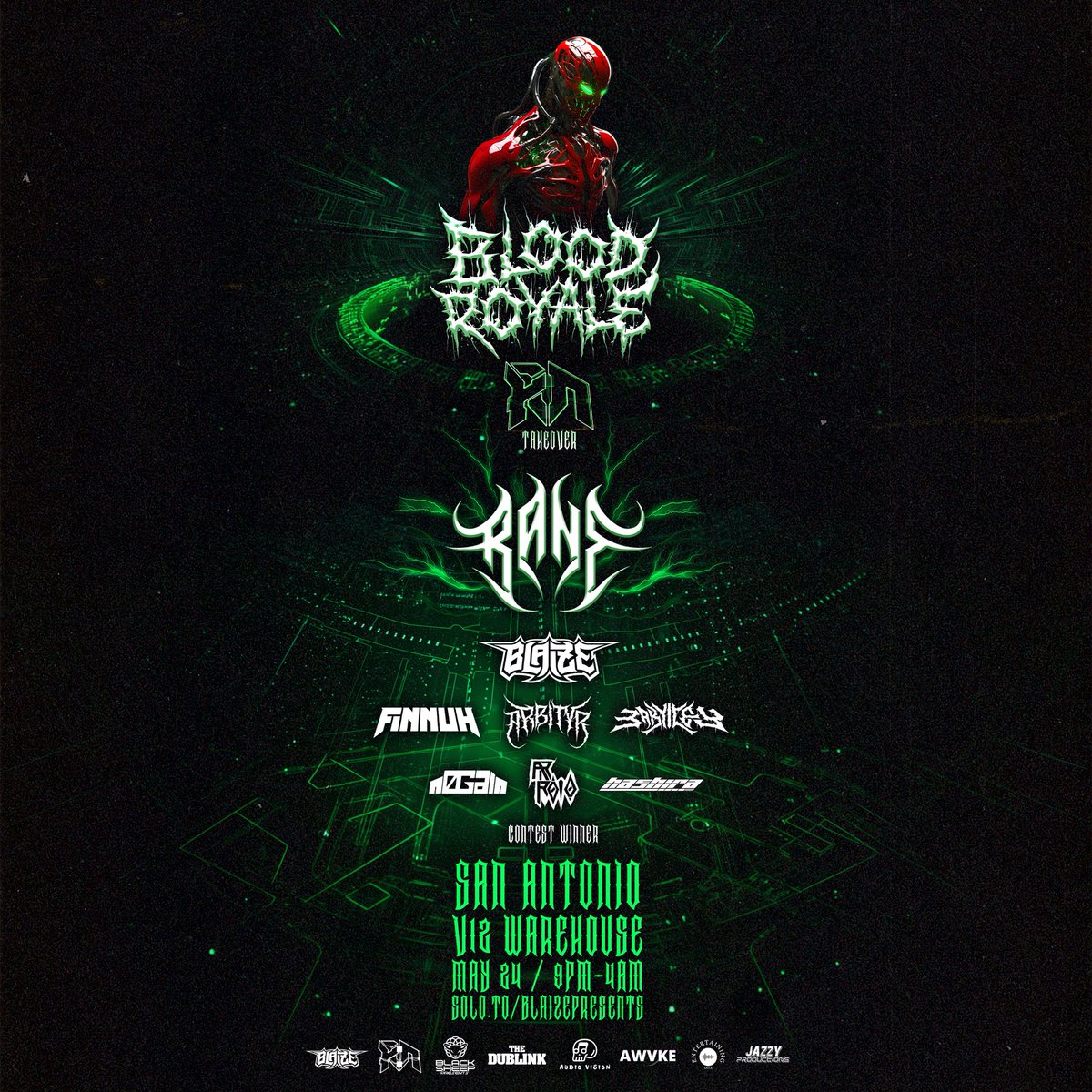 Announcing BloodRoyale x Riddim Network! Gonna be a sick one! Be there!