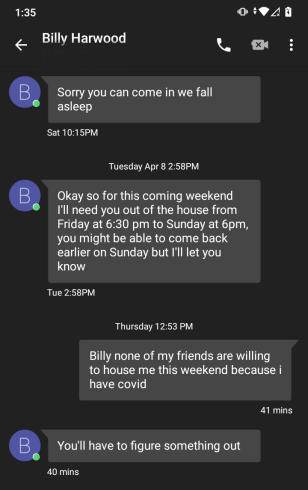 wolfindeir's tweet image. Despite the fact i have covid, and my friends Dont want to house me because of that, my brother is still forcing me out of the house Tomorrow until sunday. in order to even get a hotel room for that long, its 230.. please.. help #help #urgent #emergency #furry