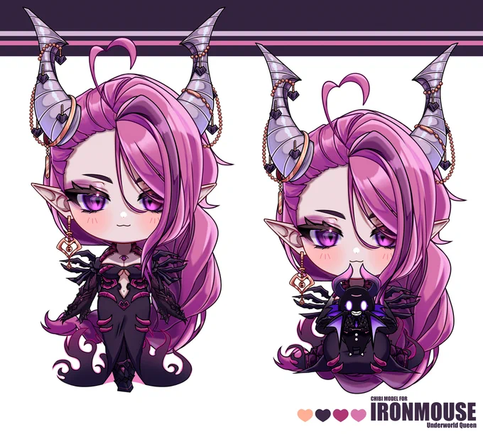 Drew the cheb ver of Underworld Queen for   (this one was my fav to work with hehe)#ironmouseart 