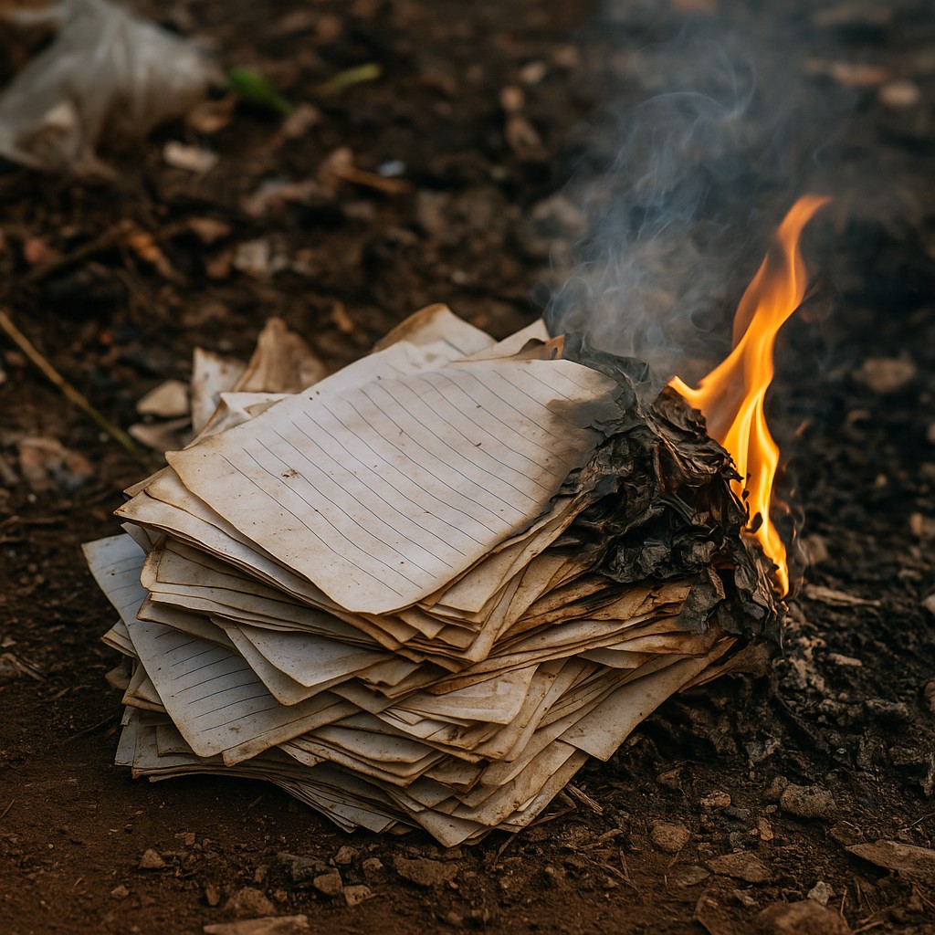 JBKizehe's tweet photo. Every extra paper you print, every newspaper you buy when you could read it online—it doesn't just pile up, it burns. The smoke fills your lungs and your children’s lungs . This is how  COPD creeps in. Small choices, big consequences. #ClimateAction #ActOnNCDs https://t.co/45lOz3ooq1