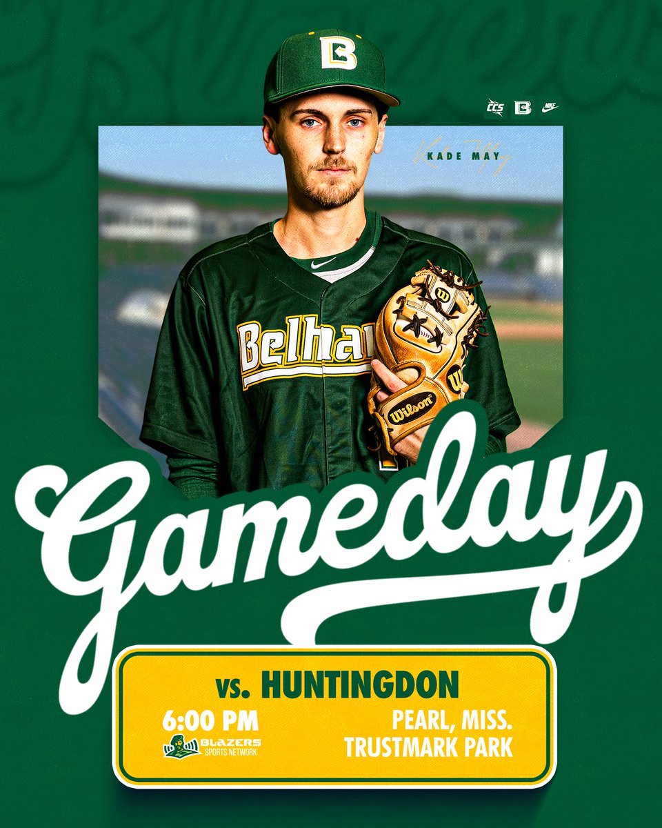 BelhavenBSB's tweet photo. 𝑺𝒆𝒏𝒊𝒐𝒓 𝑵𝒊𝒈𝒉𝒕 at Trustmark Park

🆚 | Huntingdon
⏰ | 6 PM
📍 | Pearl, Miss.
🏟️ | Trustmark Park
🖥️ | https://t.co/XqonzEg87O

#GoGreen | #GreenCollar https://t.co/gLPyFxTJR0